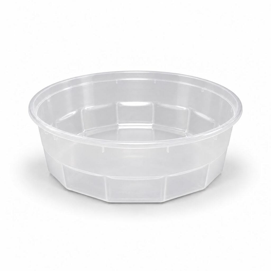 Plastic food service container 0.35 L