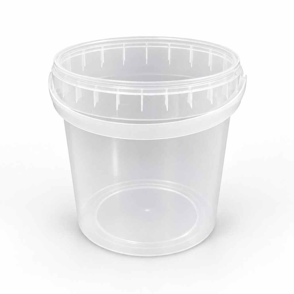 Plastic food service container 1 L